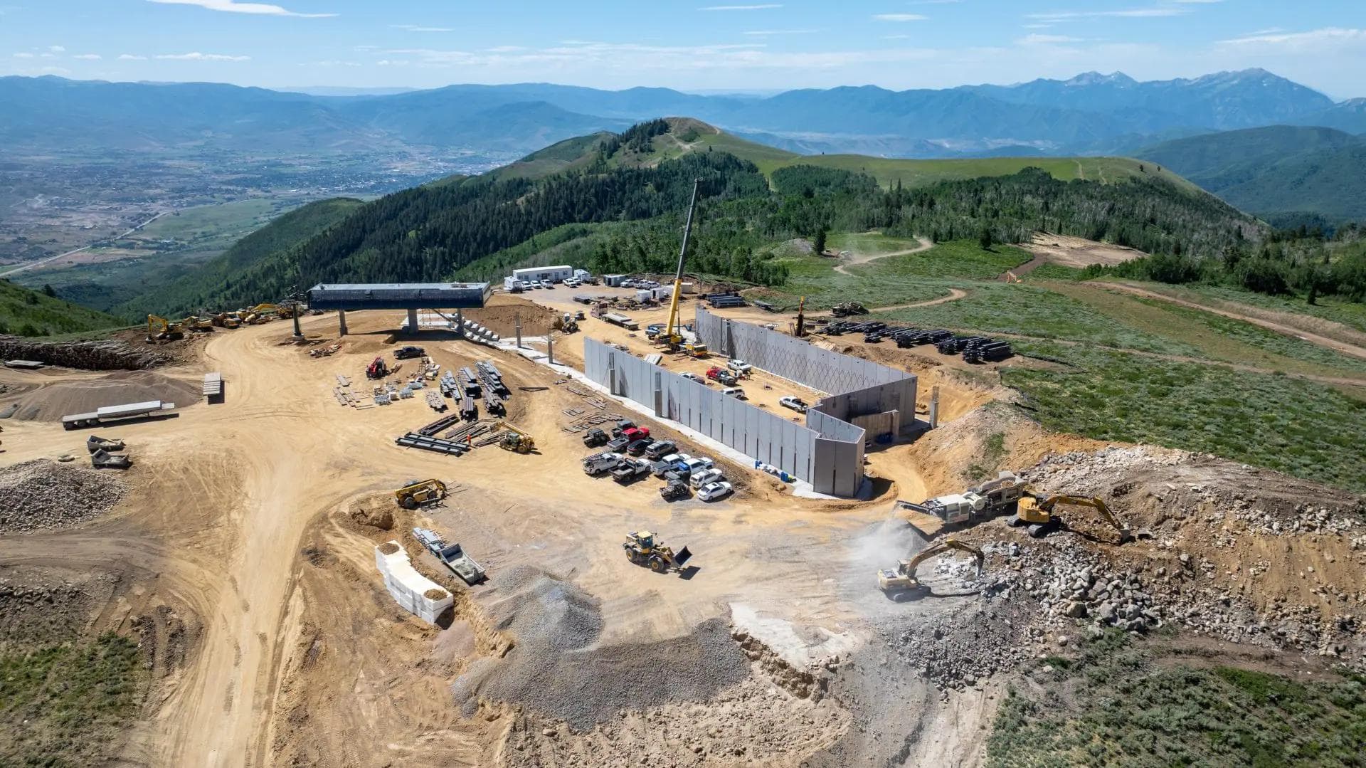 Summit station of the new Deer Valley gondola