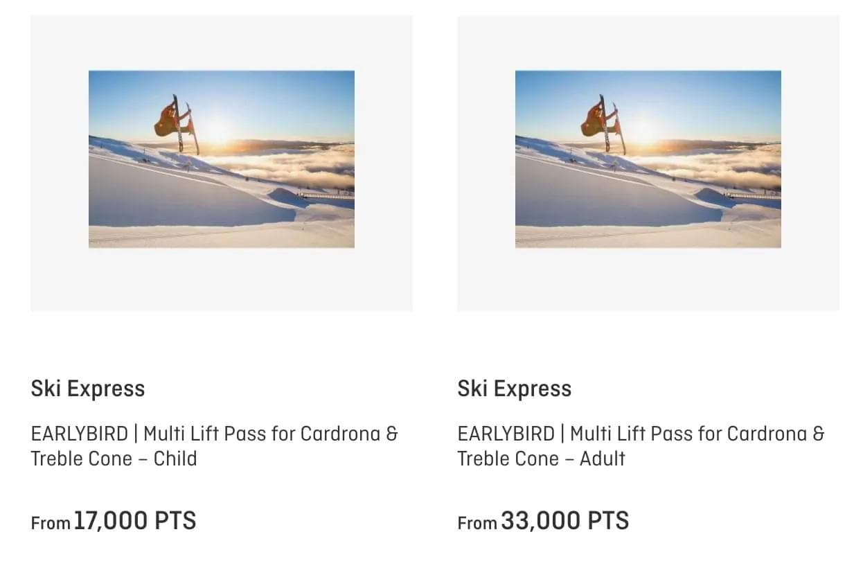 Credit: Qantas Rewards Store