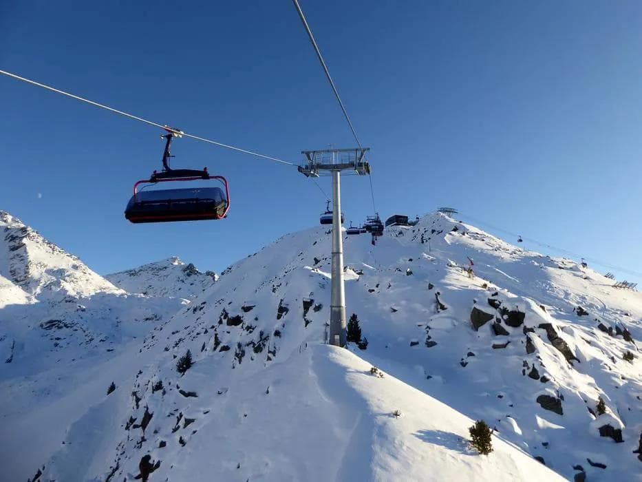 Ischgl ski resort in Austria.