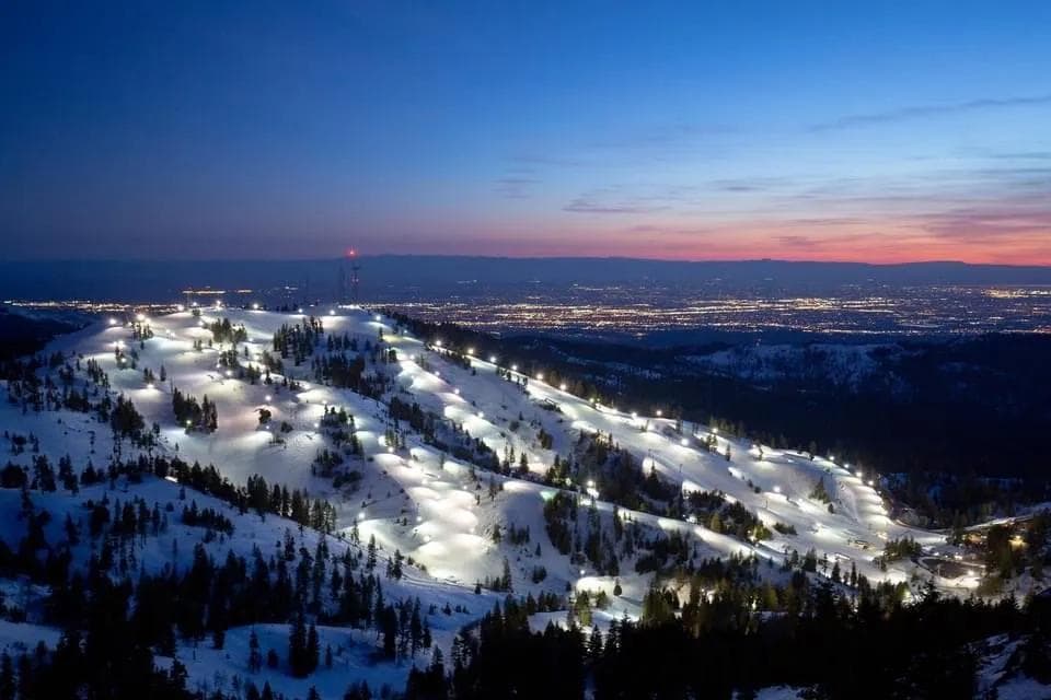 Bogus Basin is home to the best night riding in the state.