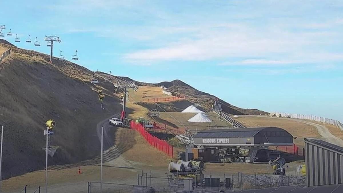 Snowmaking has begun at Coronet Peak.