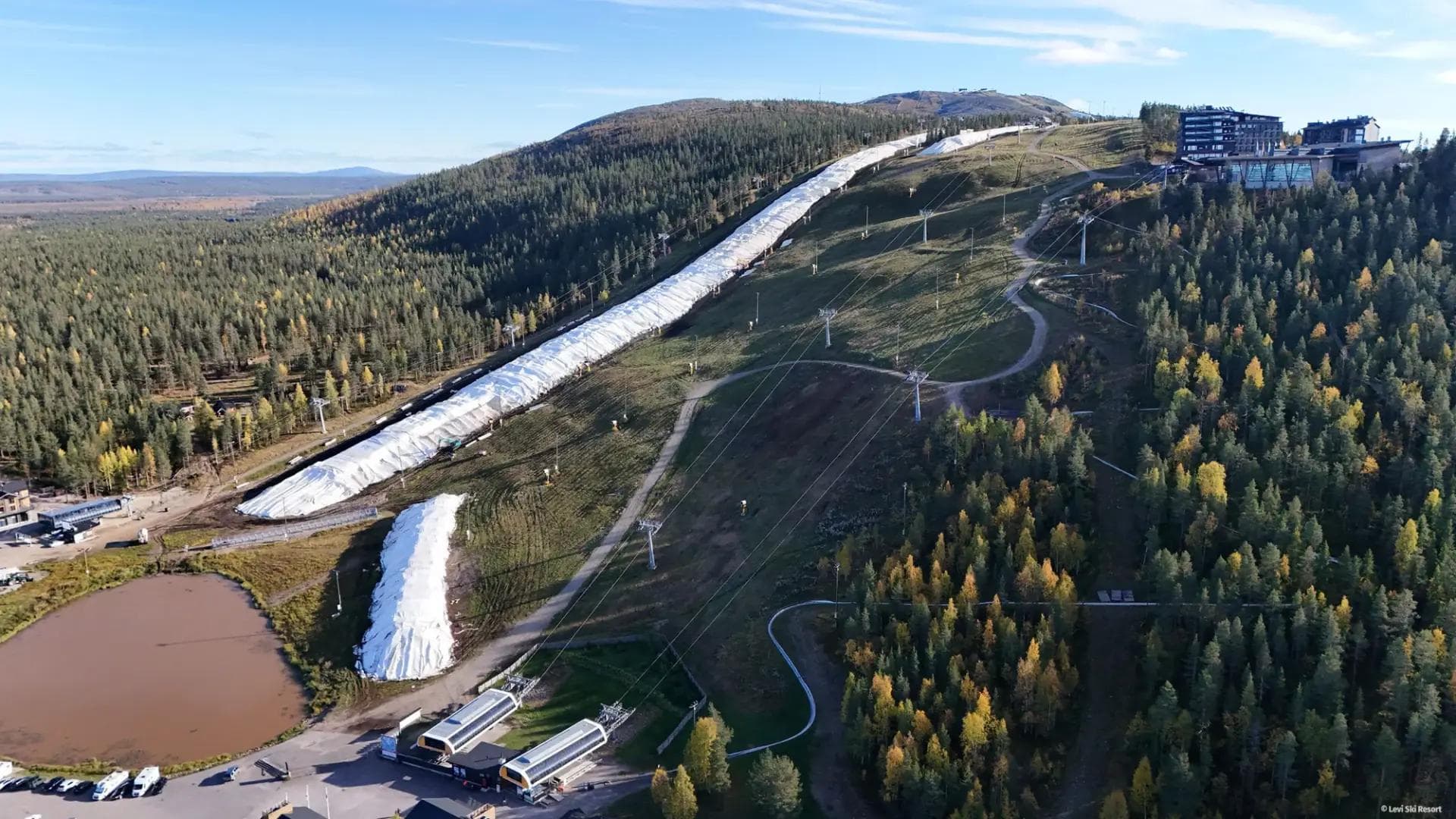 The same happens at Levi ski resort. ©️ Snow Secure