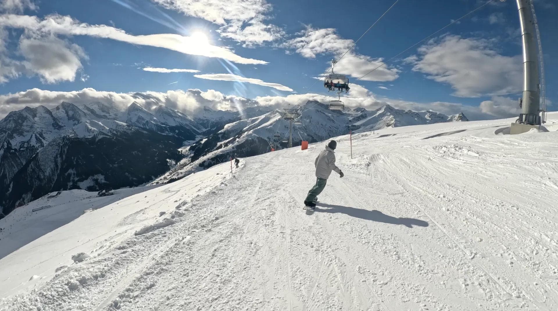 The intermediate terrain is expansive at Mayrhofen.
