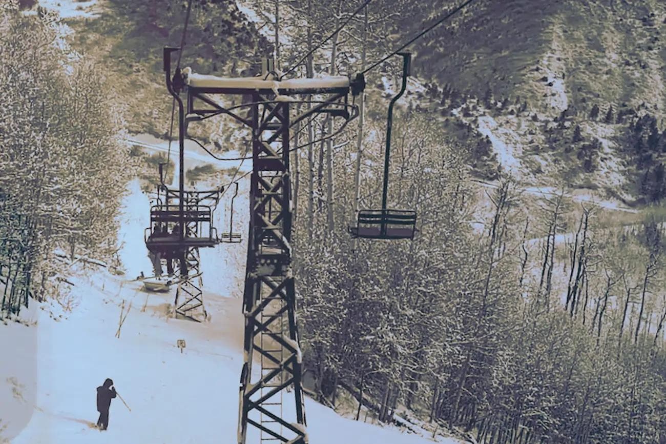 The original chair has been lifting riders at Sunlight Mountain Resort for decades.
