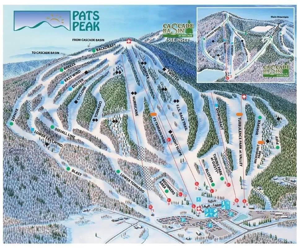 Pats Peak Trail Map