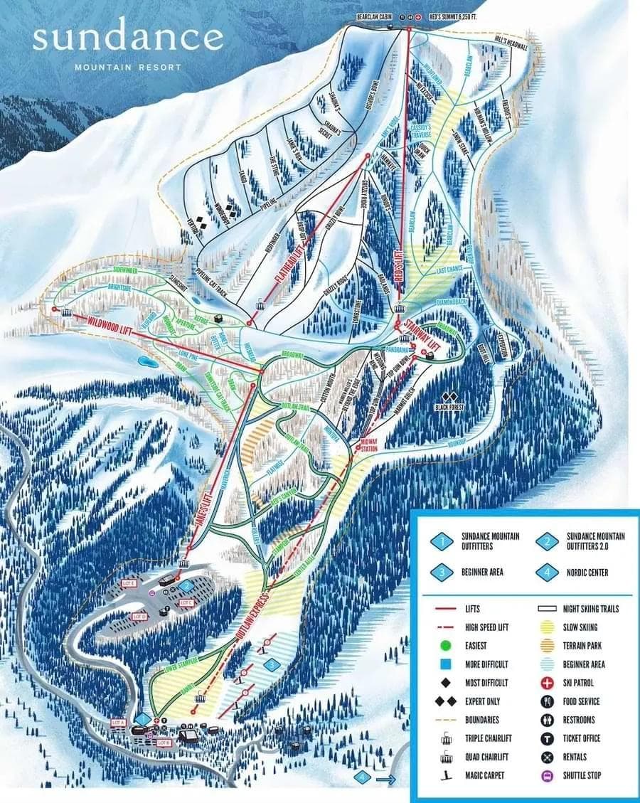 Sundance Trail Map