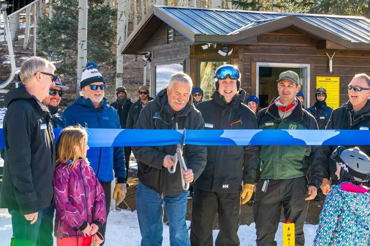 Ribbon cutting for new lift at Arizona Snowbowl