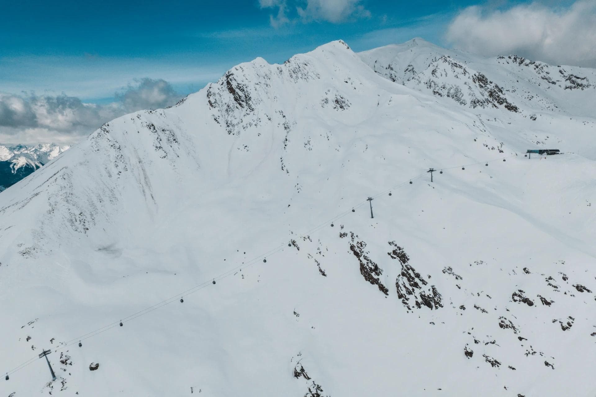 The face where the FWT event will take place at Kühtai in Austria.