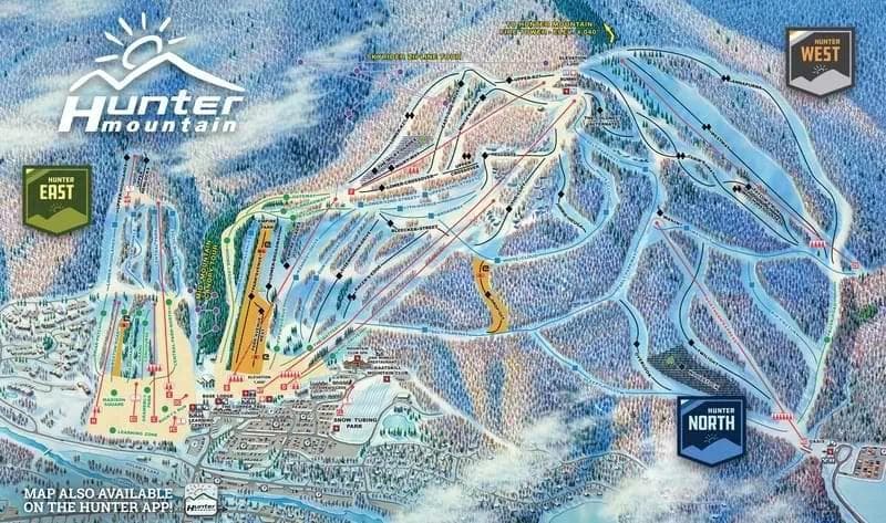 Hunter Mountain Trail Map