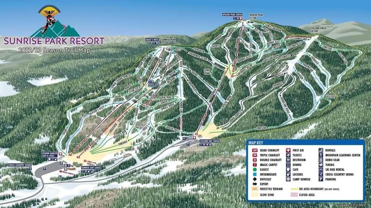 Sunrise Park Opens New Lift Which Opens Cyclone Zone To All Riders