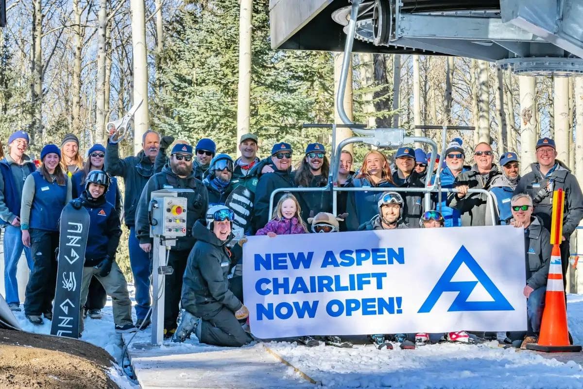 Opening of the new lift at Arizona Snowbowl