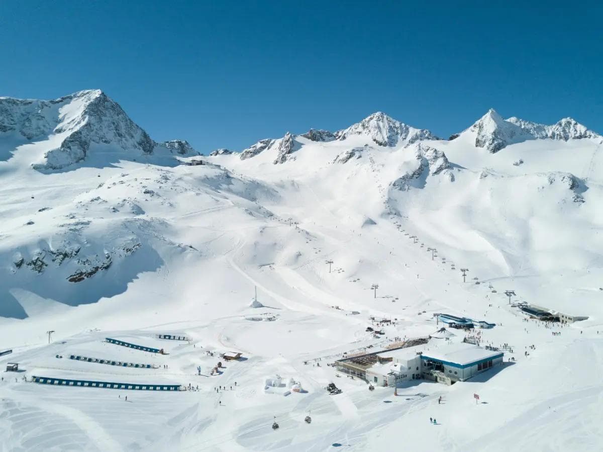High in the mountains south of Innsbruck lies Stubai Glacier.