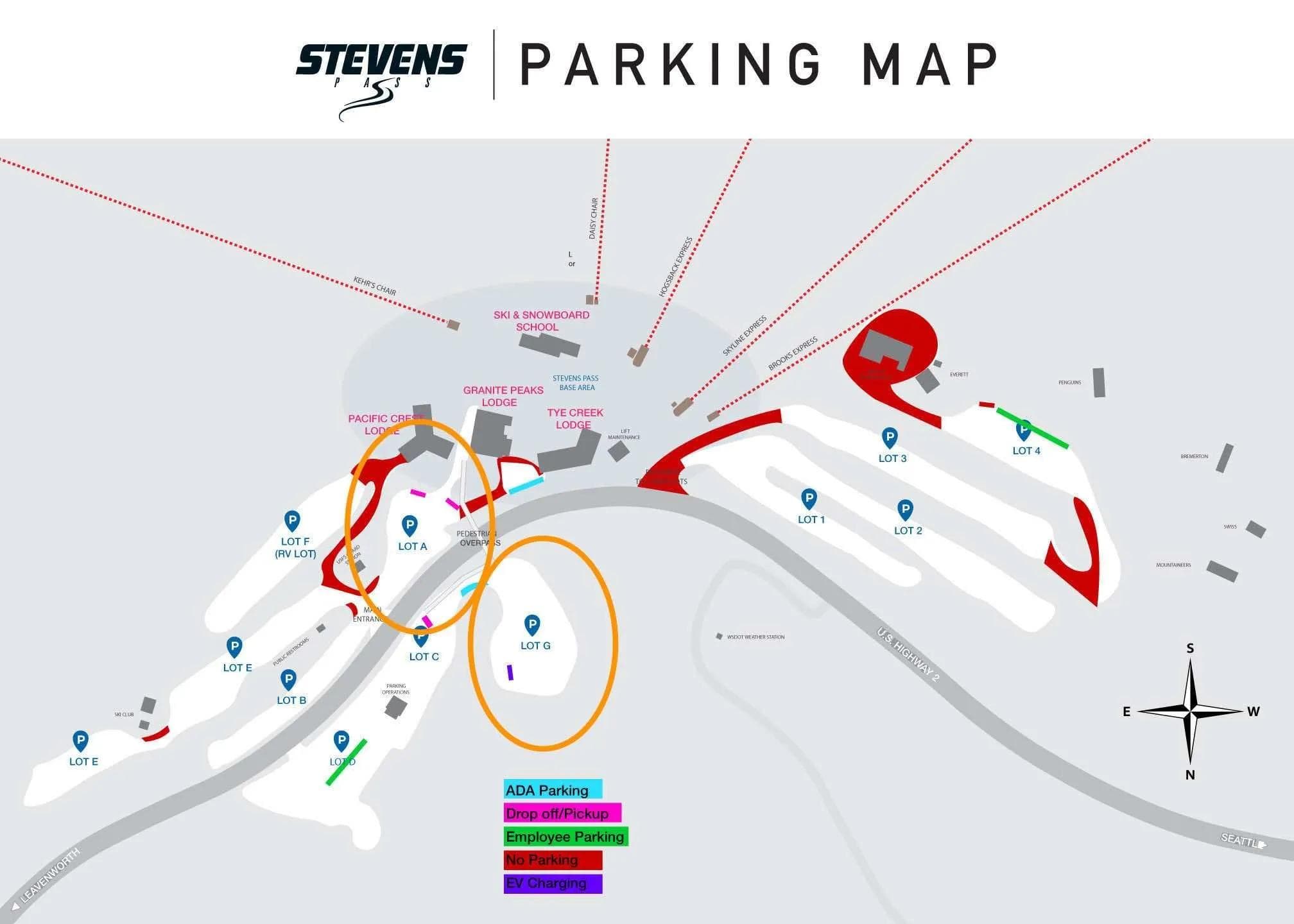 Stevens Pass Modifies Parking Policy For Next Season