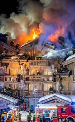 Hotel Fire at Courchevel, France, Forces Evacuation of 250 Guests