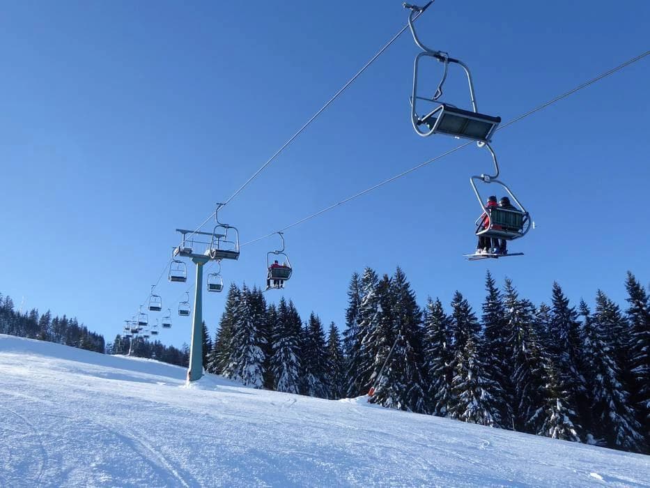The double chair at St. Johann which is being replaced by the gondola.