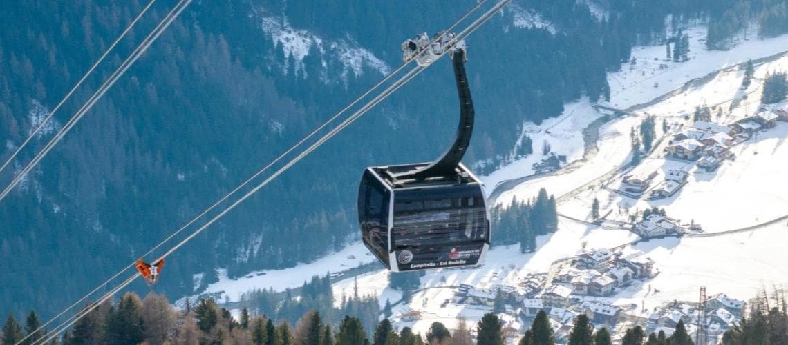 Doppelmayr 3S Gondola Opens at Campitello di Fassa, Connecting to Sellaronda Circuit