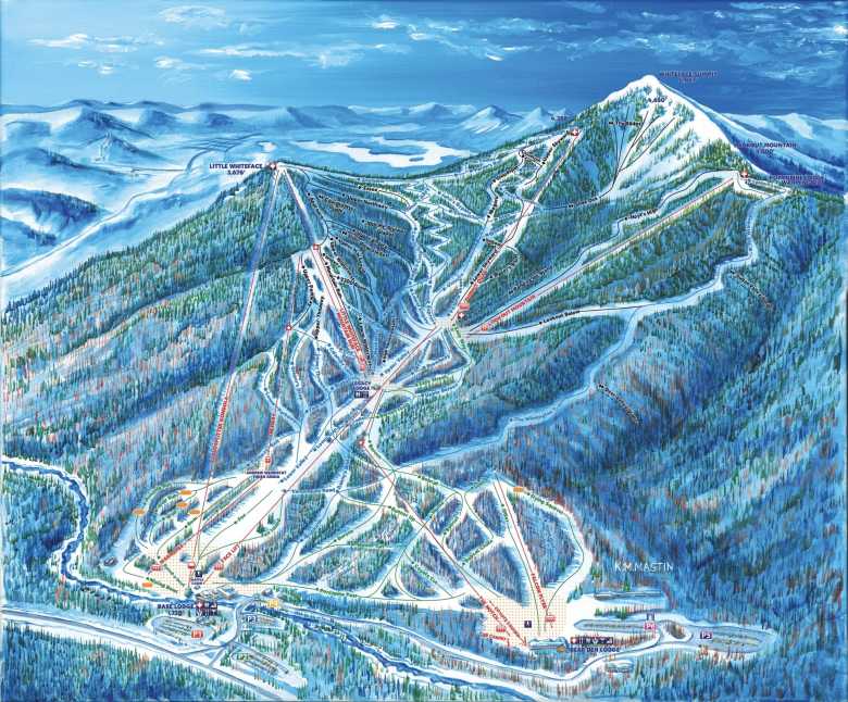 Whiteface Mountain Trail Map
