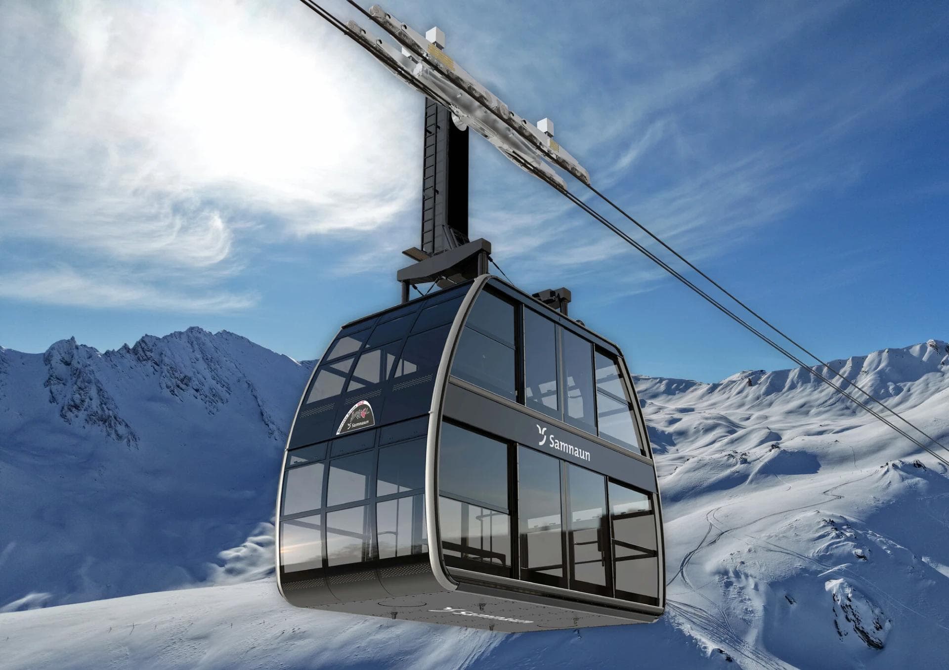 Samnaun's Iconic Twinliner Double-Decker Gondola Gets New Cabins for 2026/27