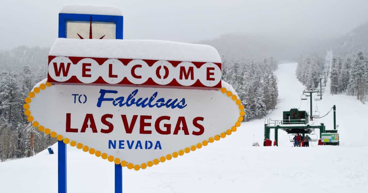 Las Vegas Sign at Lee Canyon