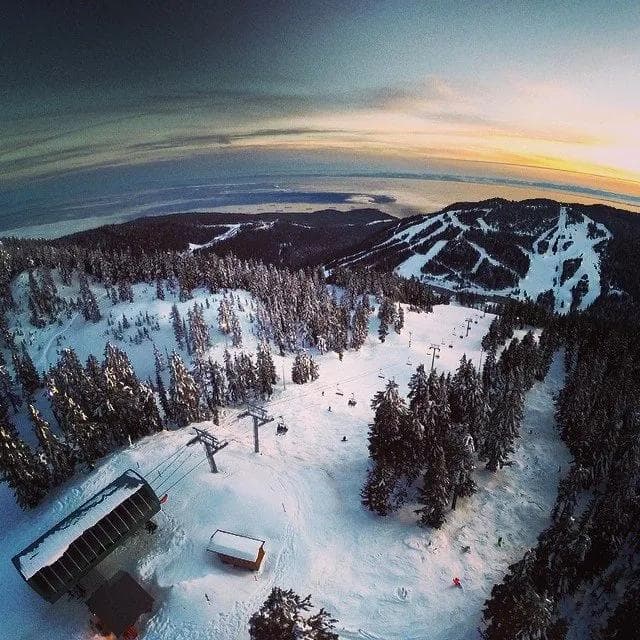 Cypress Mountain High Angle View