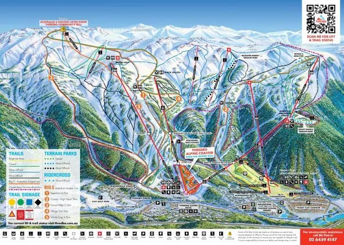 Threbdo Trail Map 2025