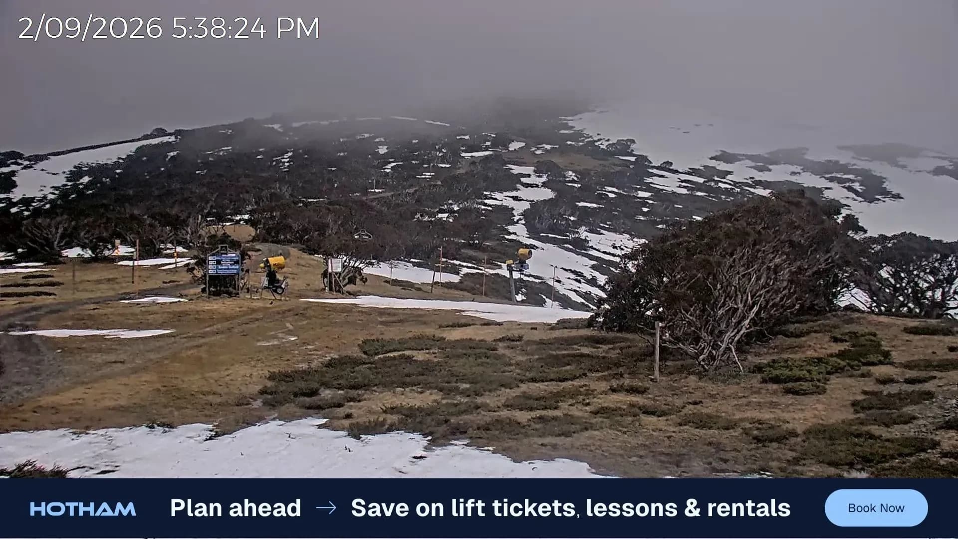 A sight we normally see in mid October or even November at Hotham