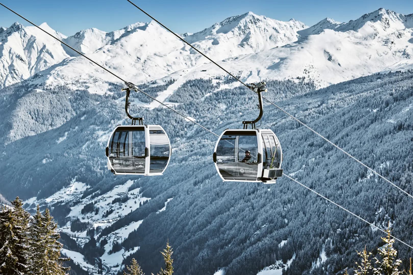 A new gondola at Kappl in Austria.