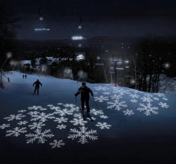 Ski Montcalm Adding Night Operations With Light Shows and Projections