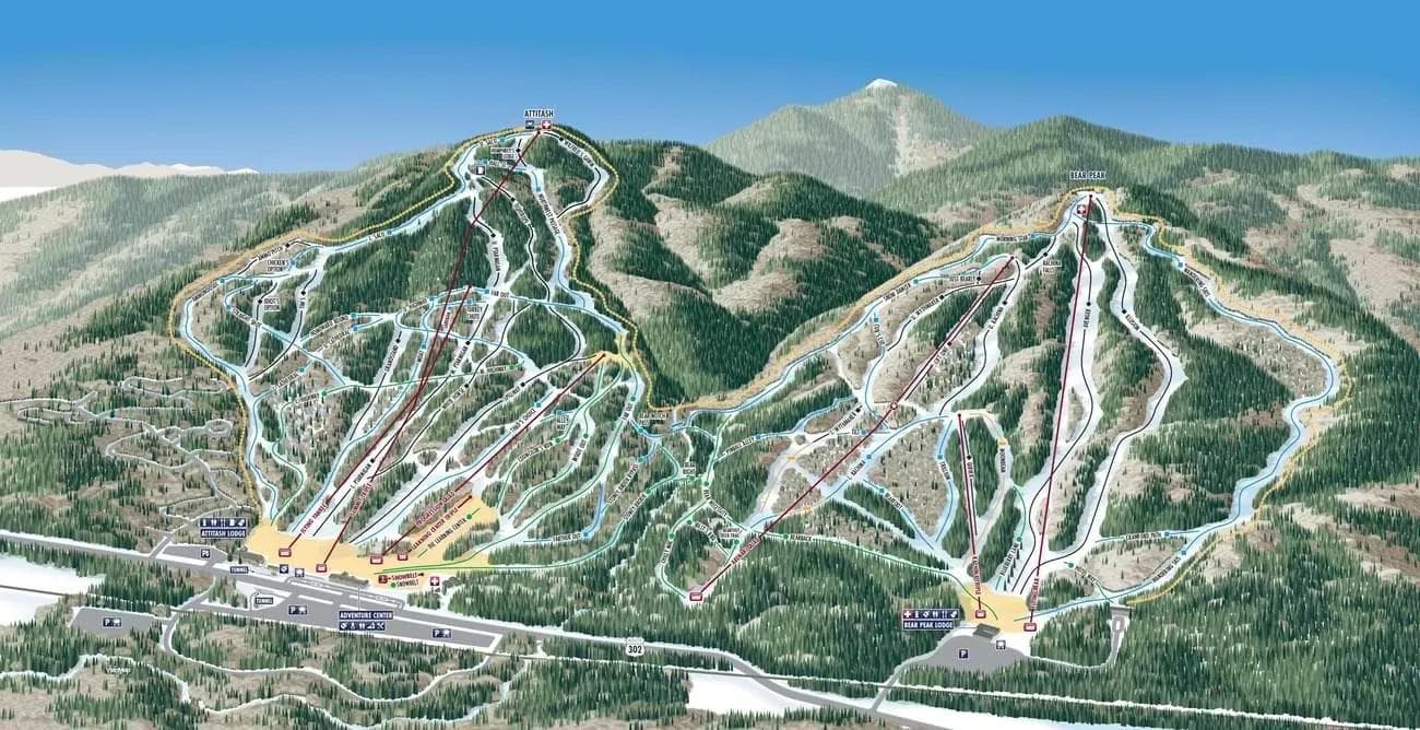 Attitash Trail Map