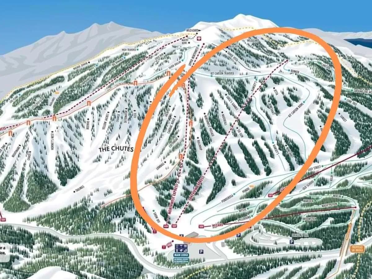 Mt Rose Ski Tahoe New Trail Map