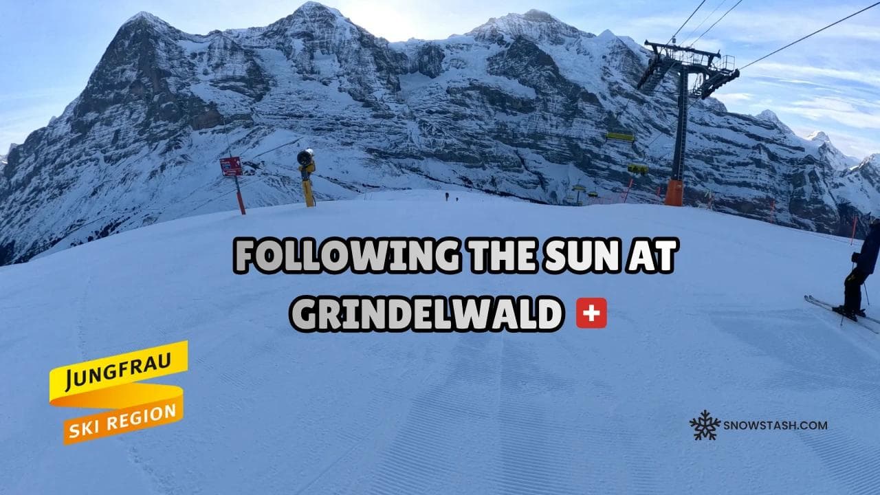 Skiing Grindelwald Day Two: Bluebird Conditions and the Lauberhorn Race Course