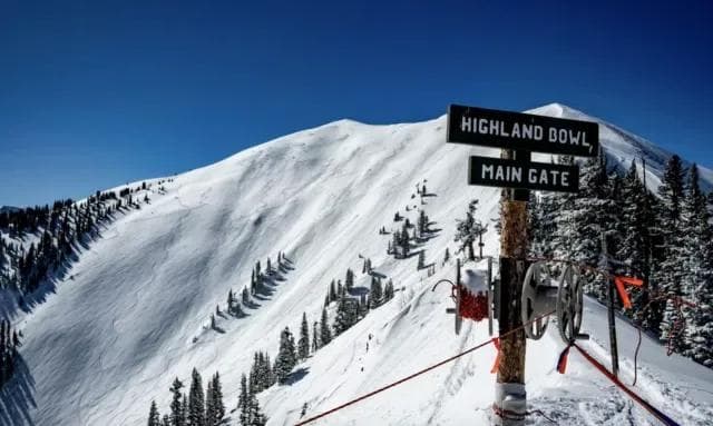 The entry point to Highlands Bowl at Aspen Highlands