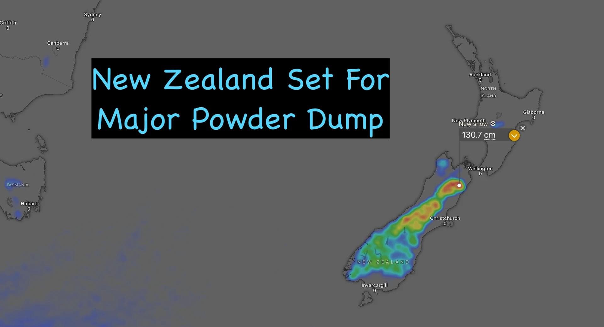 Canterbury Set for Major Dump as Storm Cycle Rolls Across New Zealand