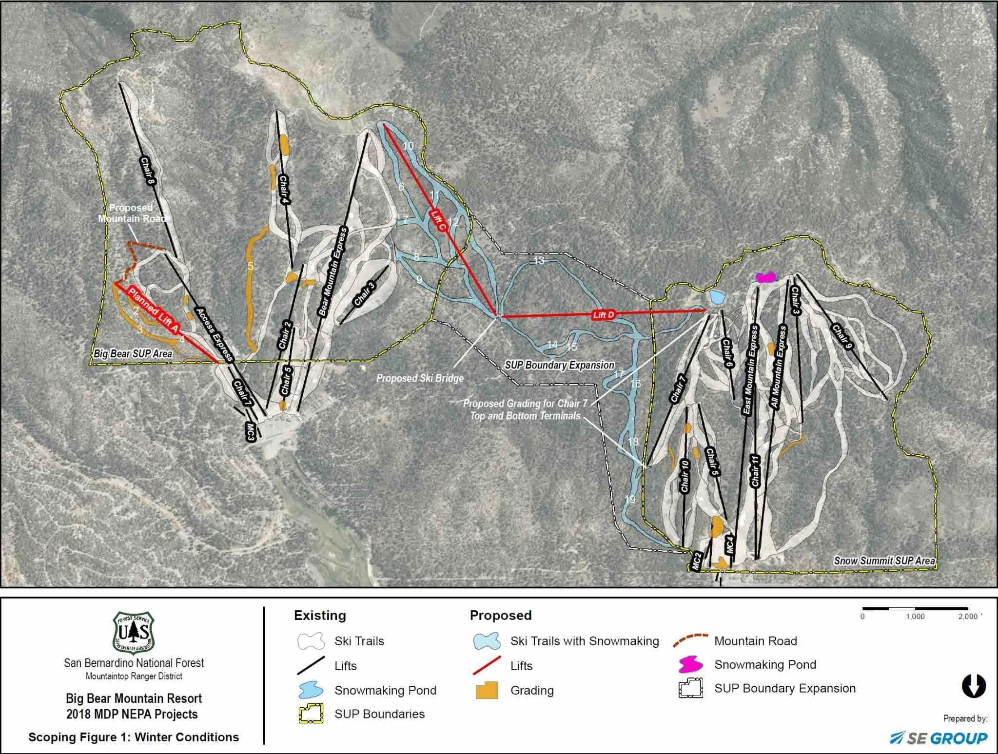 Bear Mountain Snow Summit Plans Interconnect Lift