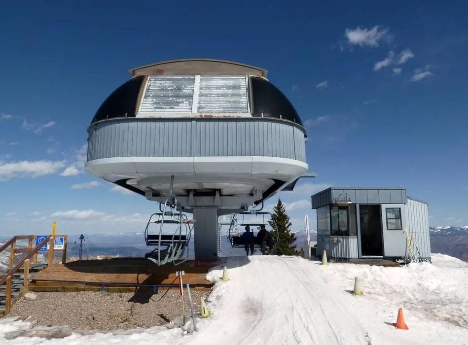 The lift in its old home as Elk Camp at Snowmass.