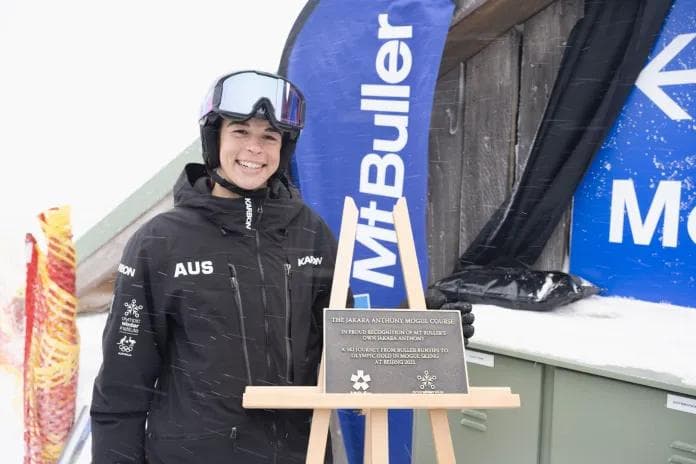 Jakara Anthony has mogul run named after her at Mt Buller