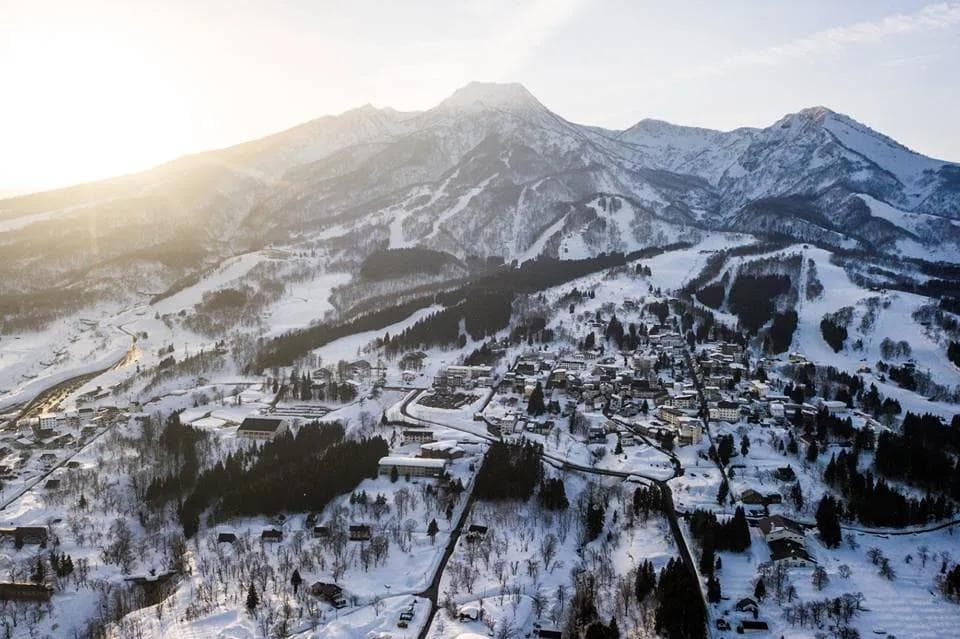 Myoko in the prime of winter in Japan.
