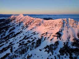 Ski resort base village with lodging, dining, and visitor amenities