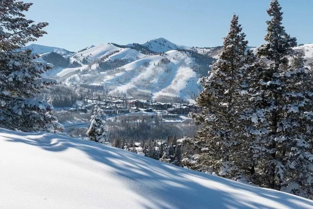A view out from Deer Valley Resort