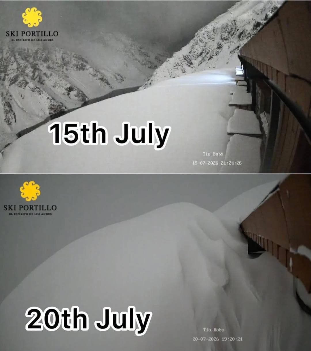 Ski Portillo Cut Off After Storm Dumps More Than 4.5 Metres of Snow