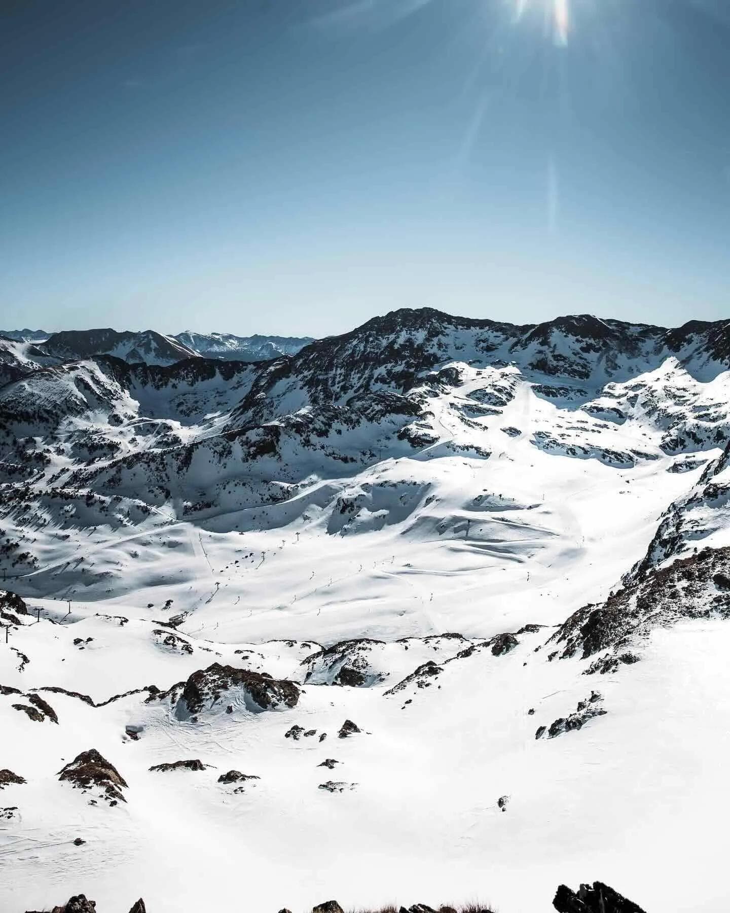Mountain and Mountainous landforms at mountain ski resort