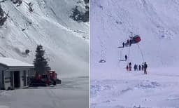 Gondola Cabin Detaches and Falls Down Mountain at Engelberg-Titlis