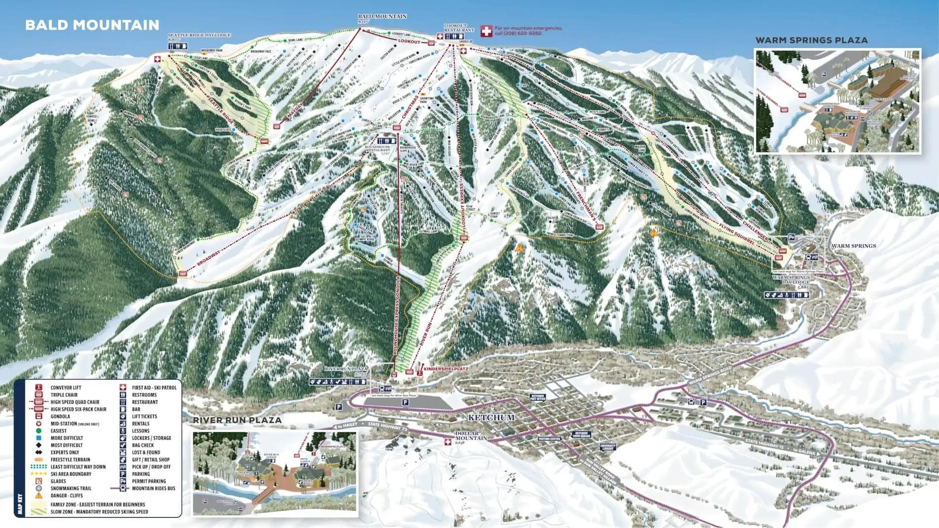 Sun Valley Trail Map