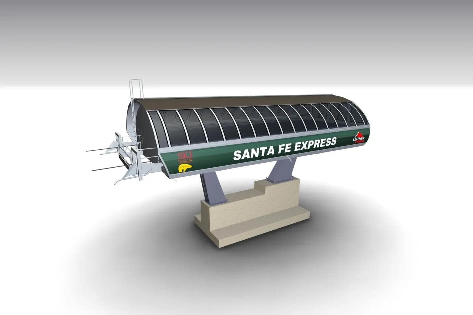 The new Ski Santa Fe express quad lift