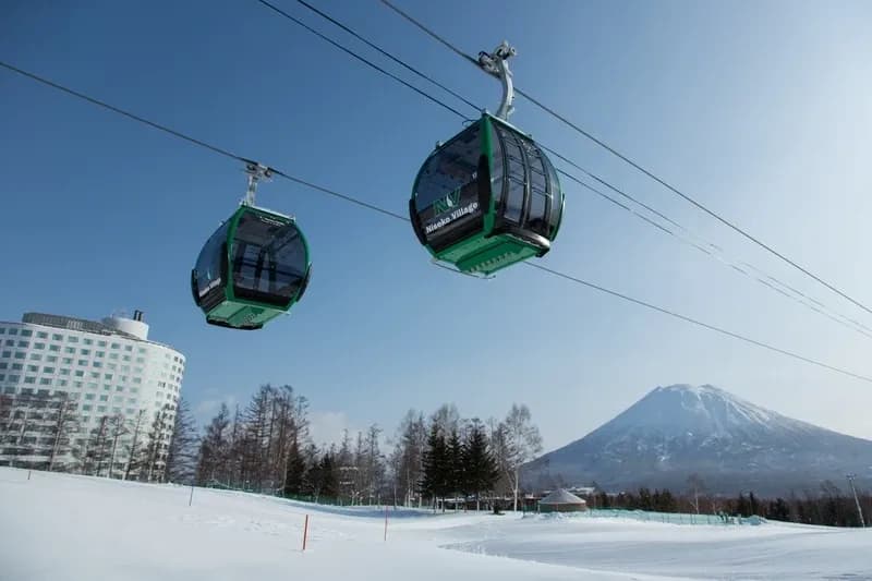 The upgraded gondola which is going in at Niseko over the next two seasons.