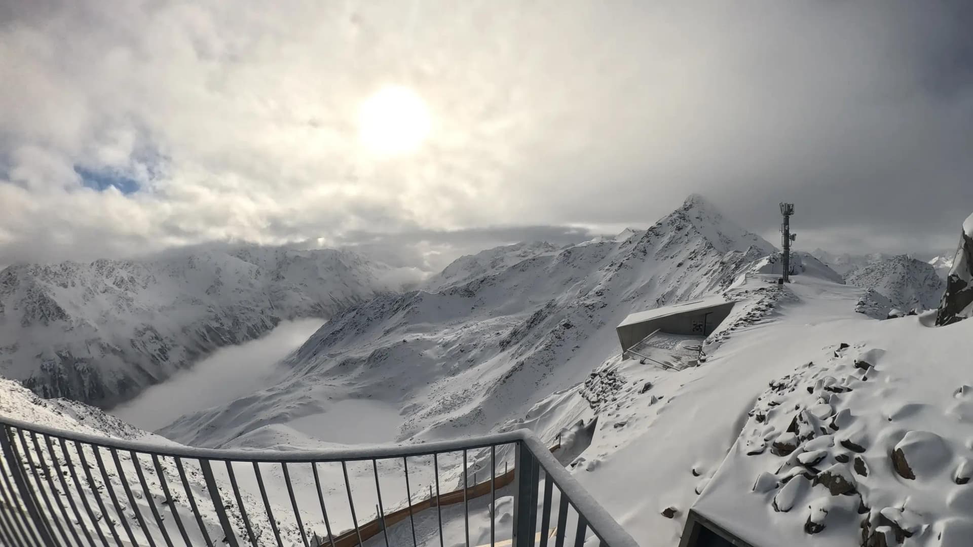 Solden ski resort is home to three peaks over 3,000m and the skiing in April is world class.