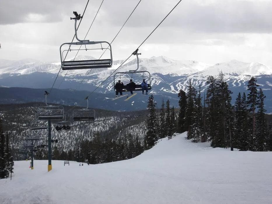 The Ruby Express lift at Keystone Resort where the passenger fell from.