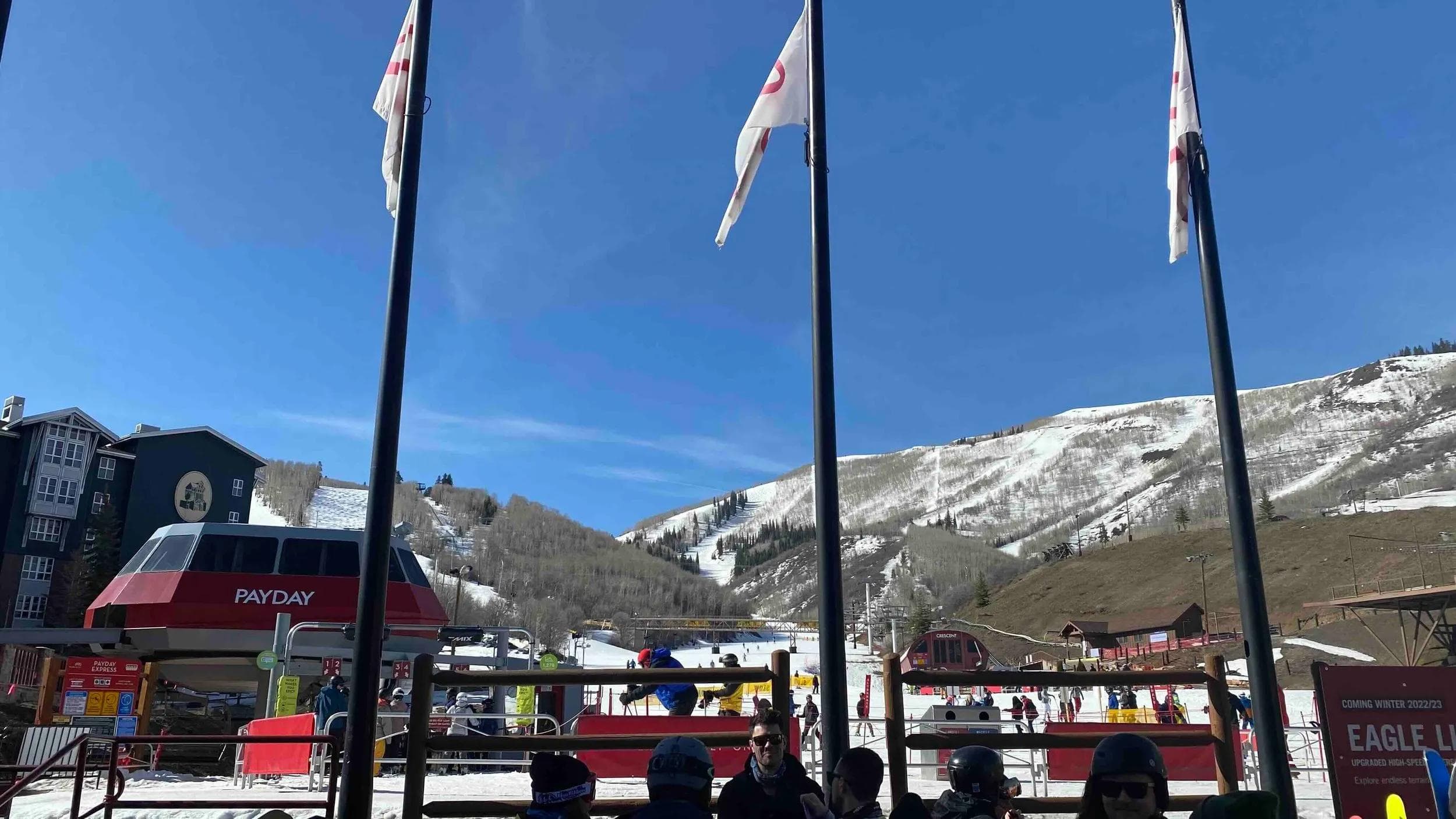 The main base area at Park City Mountain Resort.