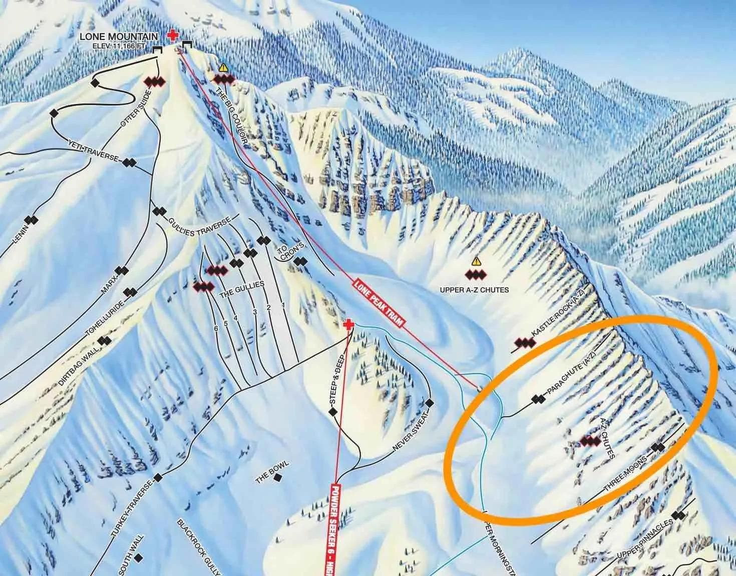 VIDEO: First Sit Skier To Ride A-Z Chutes at Big Sky