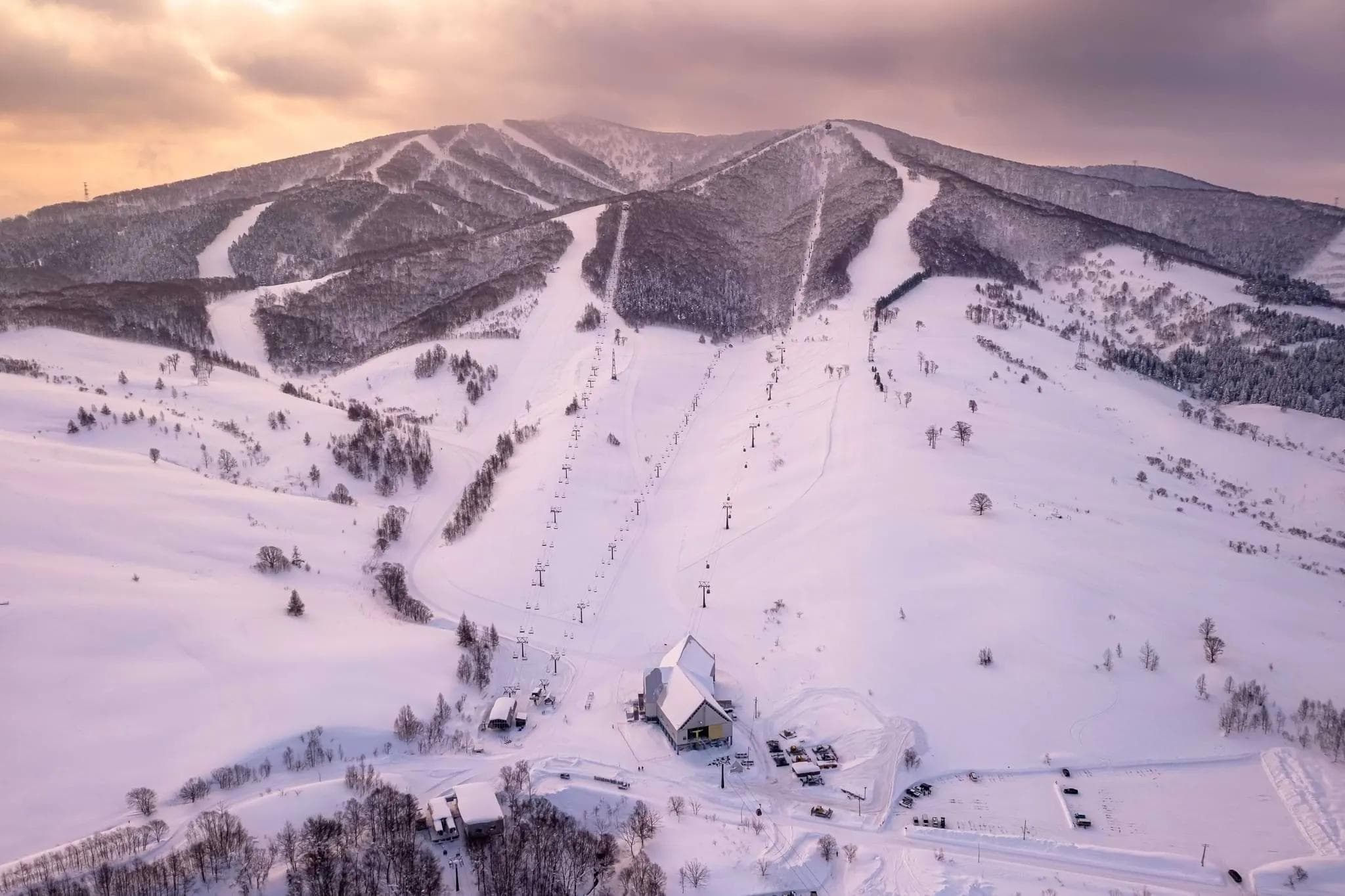 Rusutsu ski resort in Japan